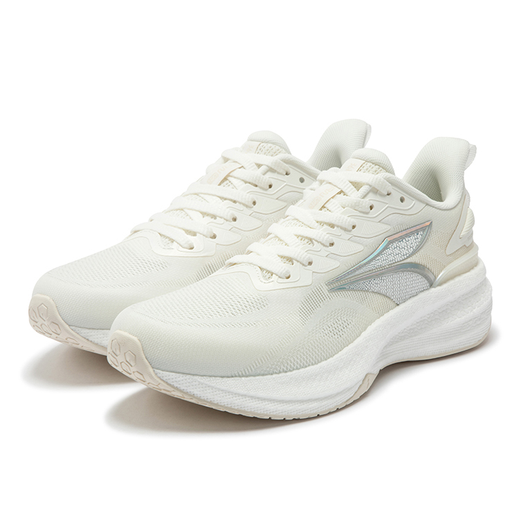 361° Titan CQT2.0 Comfortable Cushioning Slip Resistant Abrasion Resistant Low top Running Shoes Women’s Feather White
