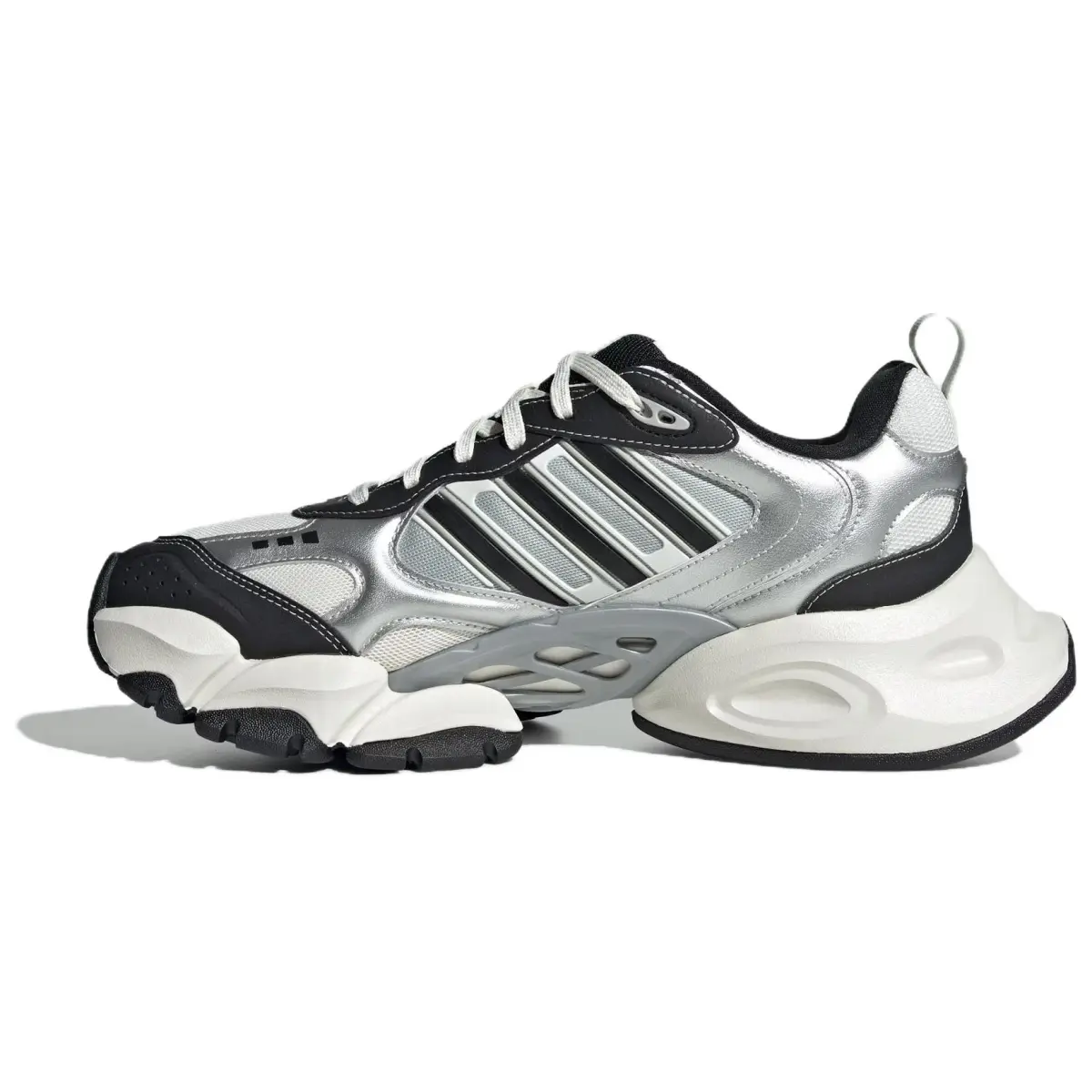Adidas XLG Height Increasing Low top Casual City Commuting Running Shoes Unisex Silver Black