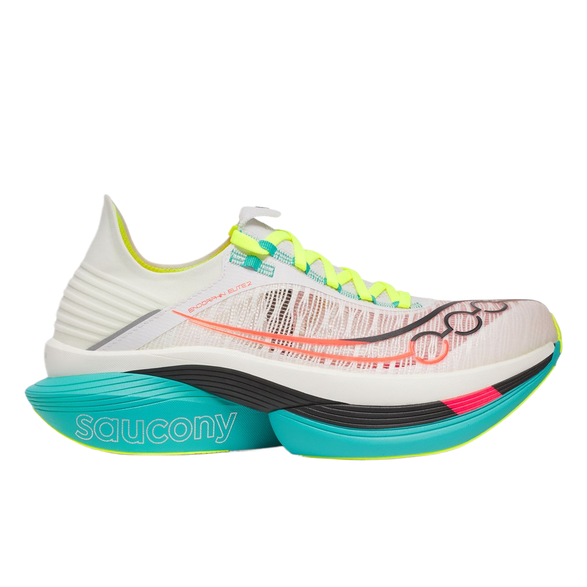 Saucony ENDORPHIN ELITE 2 Low top INCREDIRUN Toe Divider Carbon Plate Marathon Racing Running Shoes Unisex White