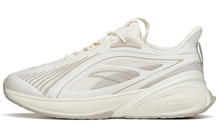 Anta C37 2.0 Comfortable Cushioning Slip Resistant Abrasion Resistant Breathable Low top Running Shoes Men’s White Gray