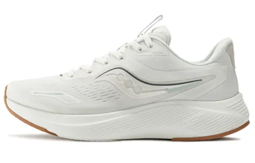 Saucony Lancer Cushioning Breathable Lightweight Slip-Resistant Supportive Low-Top Running Shoes Women's White Green