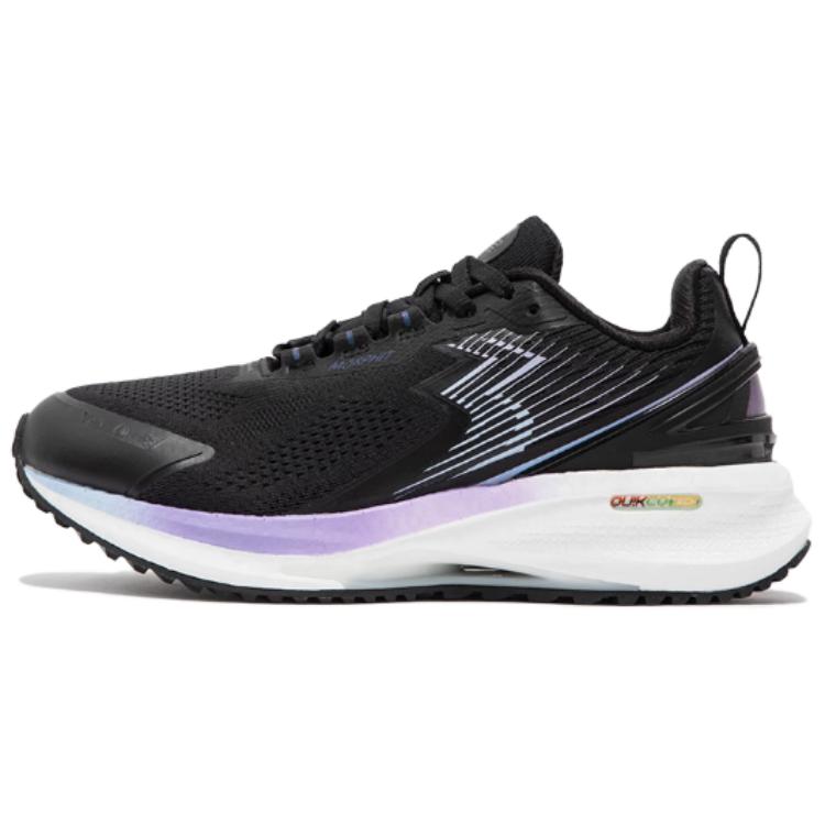 361° Cushioning, Wear Resistant Low top Sprint Running Shoes Women’s Black Purple