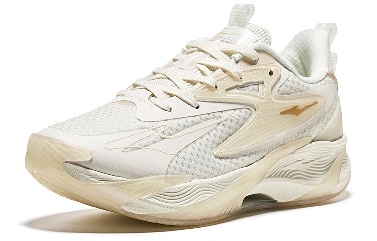 Erke Cushioning Low top Running Shoes Women’s White Gold