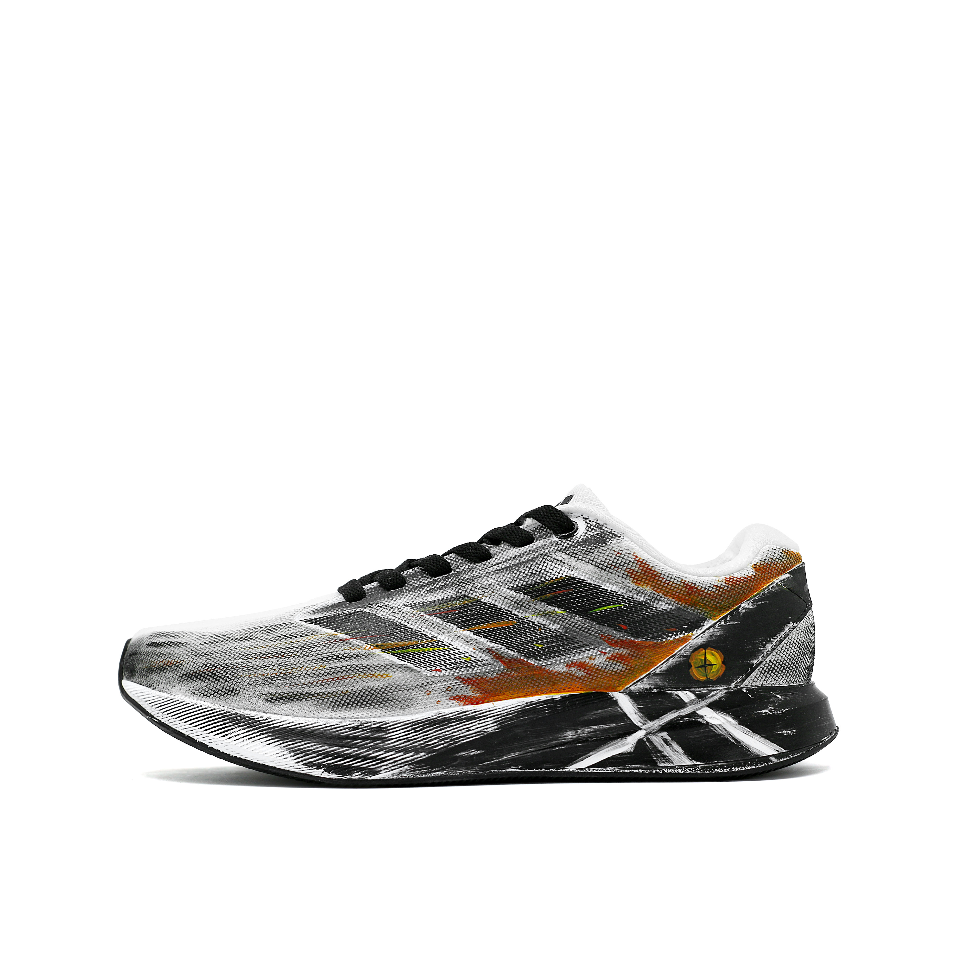 Adidas Duramo RC Cushioning Breathable Low top Running Shoes Unisex Black White