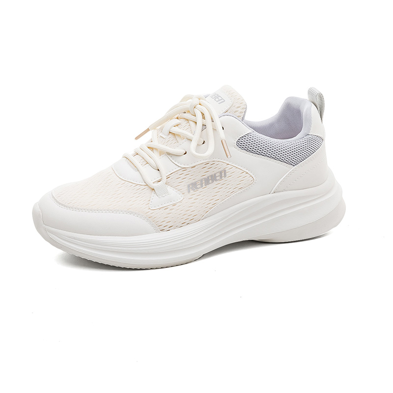 RENBEN Breathable Low top Running Shoes Men’s Beige