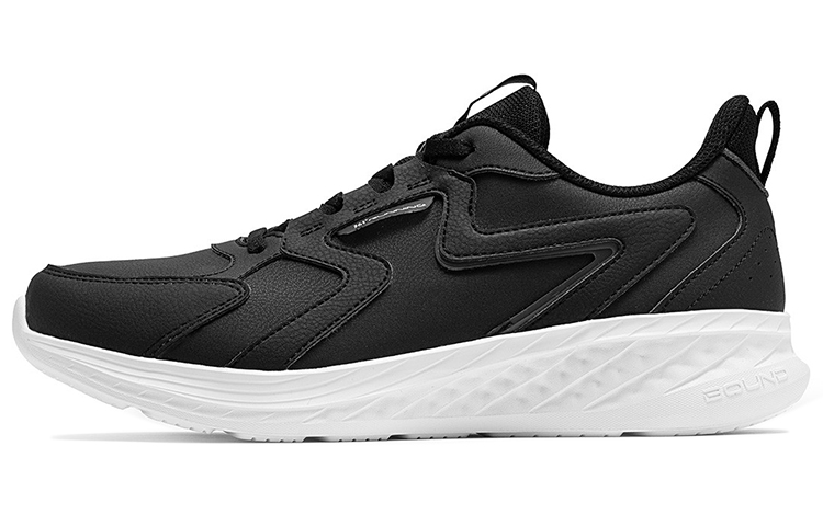 361° Cushioning, Wear Resistant Low top Running Shoes Men’s Black White