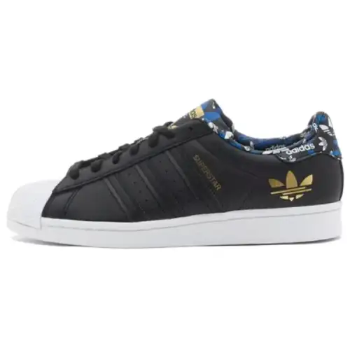 Superstar Adidas Originals 'Black Gold Metallic'