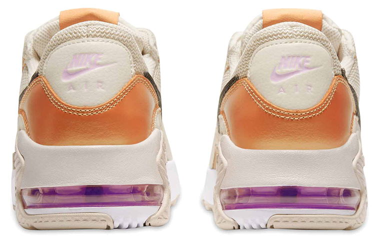 Женские кроссовки Nike Air Max Excee (бежево-оранжевые) — Бежевыйбелый / оранжевый — фото 5