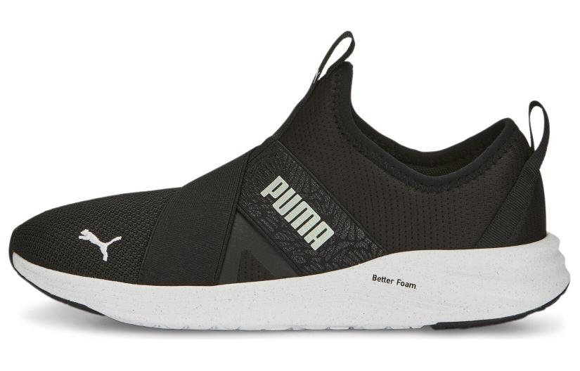 PUMA Better Foam Prowl Slip Nova Sneakers 'Black White' Women's