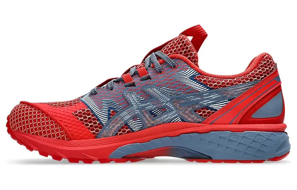ASICS x KIKO KOSTADINOV Gel-Terrain Comfortable Abrasion-Resistant Breathable Low-top Running Shoes Men's Red Silver