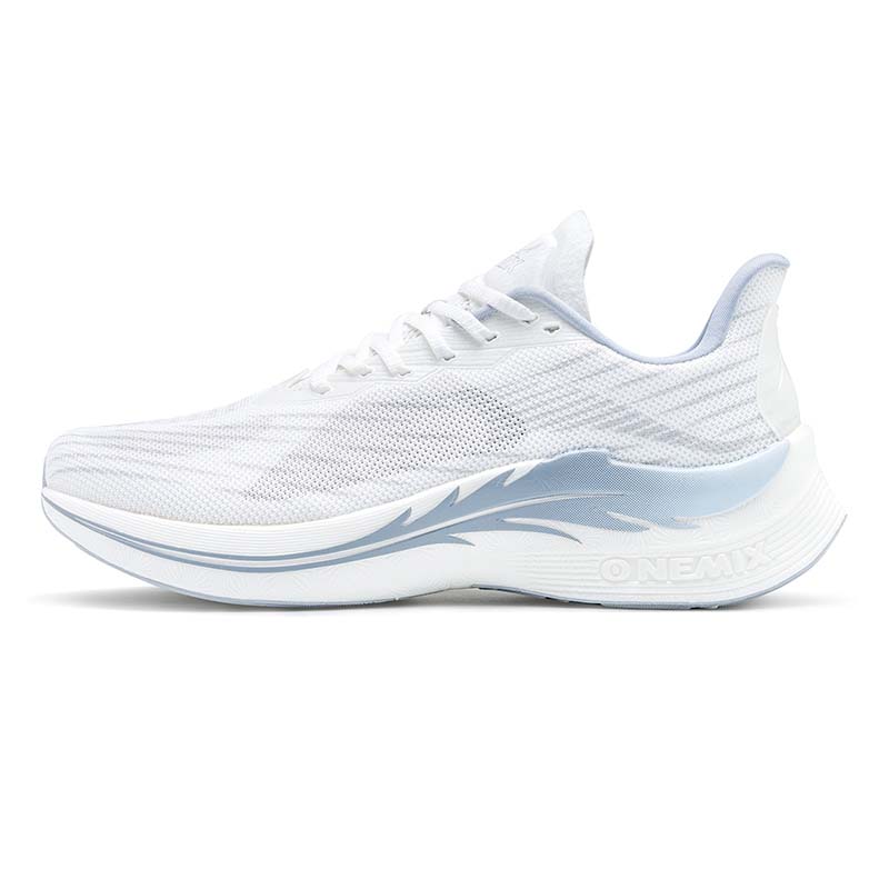 ONEMIX Breezy Running Shoes Unisex Silver Wing White