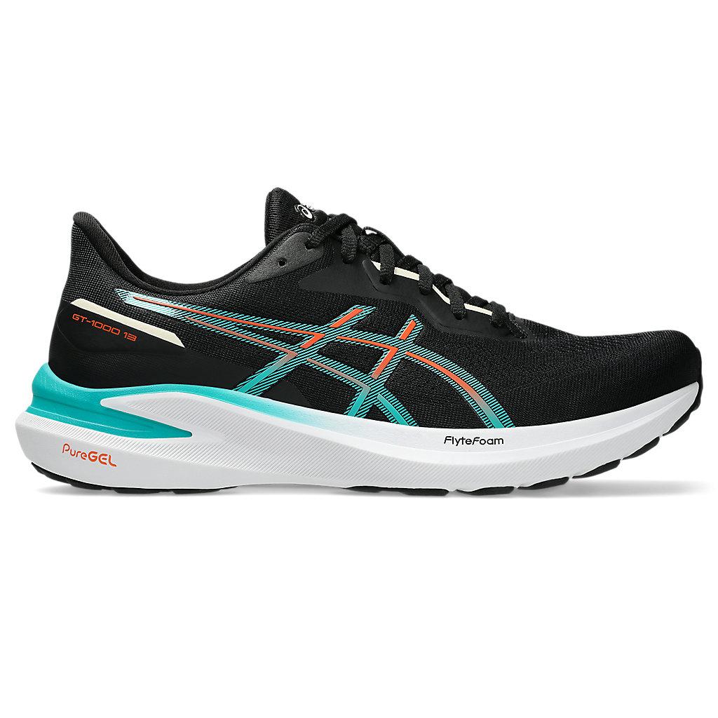 ASICS GT 1000 13 Black Wave Teal