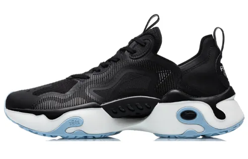 Li Ning Fresh Running Shoes Men's Low Top Black