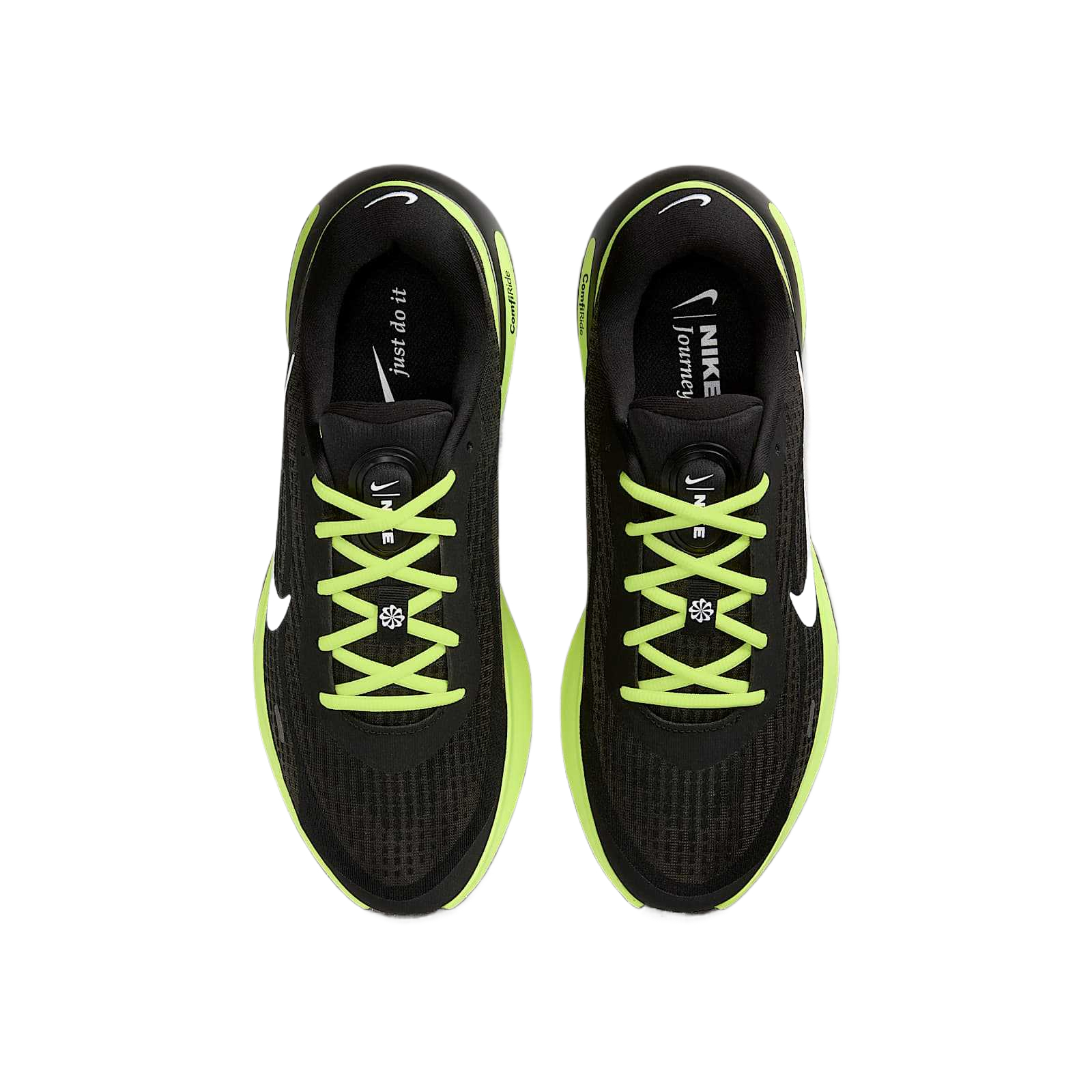 Nike Journey Run Fabric Low top Running Shoes Men’s Black Green