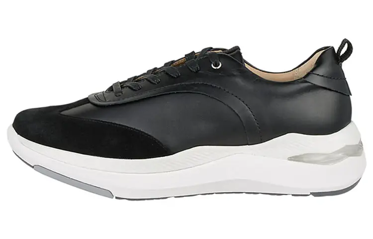 Asics Pedara Leather Comfortable Low top Casual Shoes Women's Black