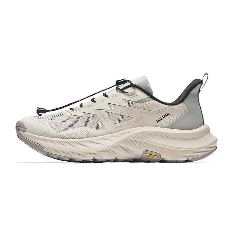 Anta Wild Exploration Cushioning Slip Resistant Low top Running Shoes Men's Gray