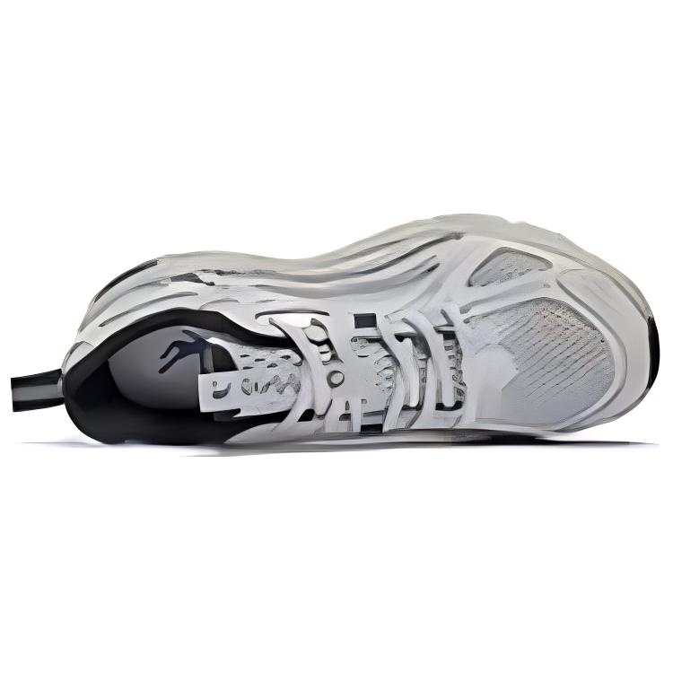 QIAODAN Comfortable And Breathable Cushioning Abrasion Resistant Low top Running Shoes Men’s Gray