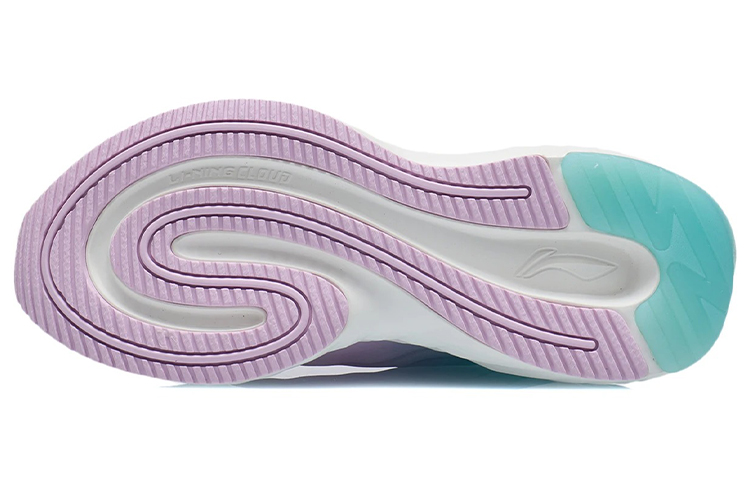 Li Ning Slip Resistant Abrasion Resistant Low top Running Shoes Women’s Light Blue