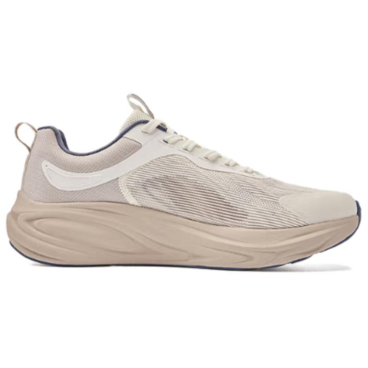 QIAODAN Cushioning, Wear Resistant Low top Casual Training Running Shoes Men’s Beige