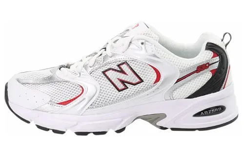 530 New Balance 'White Silver Red'
