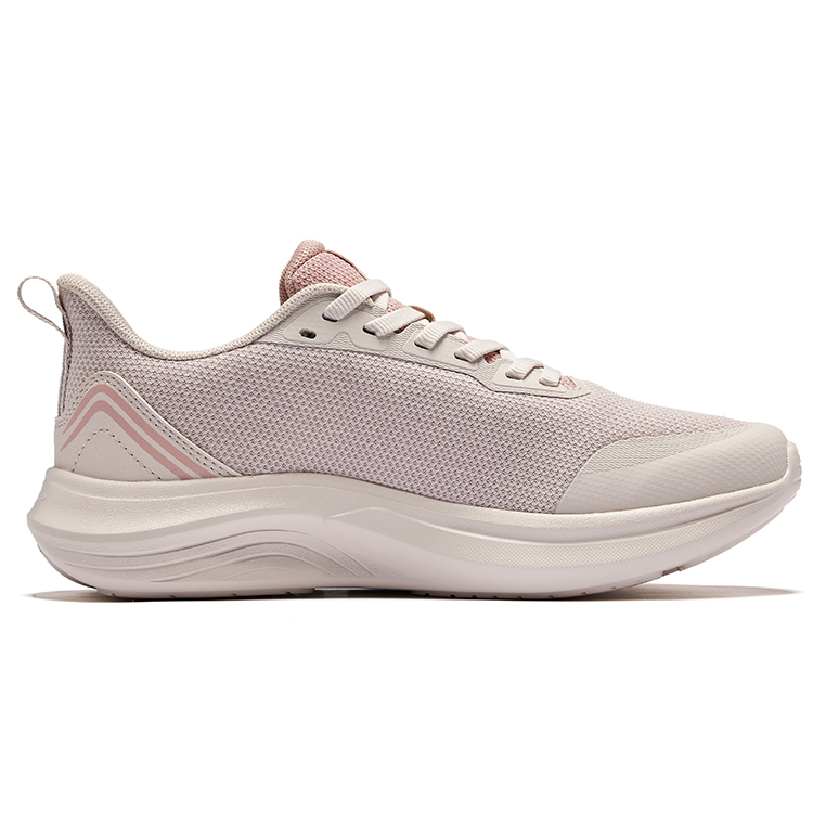 Erke Cushioning Rebound Low top City Commuting Running Shoes Women’s Painted Gray Clay Pink
