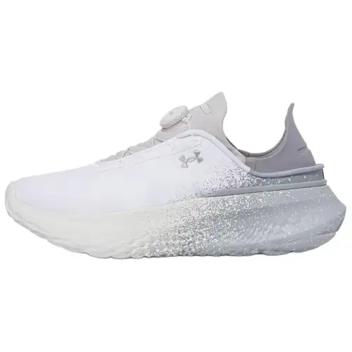 Under Armour Abrasion Resistant Breathable Abrasion Resistant Breathable Low top Running Shoes Men's White Gray