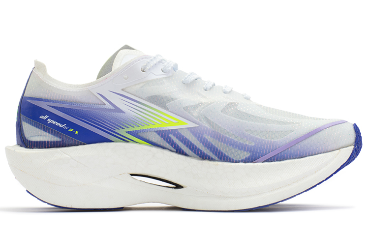 361° Feiran 2 Mesh Cushioning Slip Resistant Abrasion Resistant Coverage Low top Running Shoes Women’s White Blue
