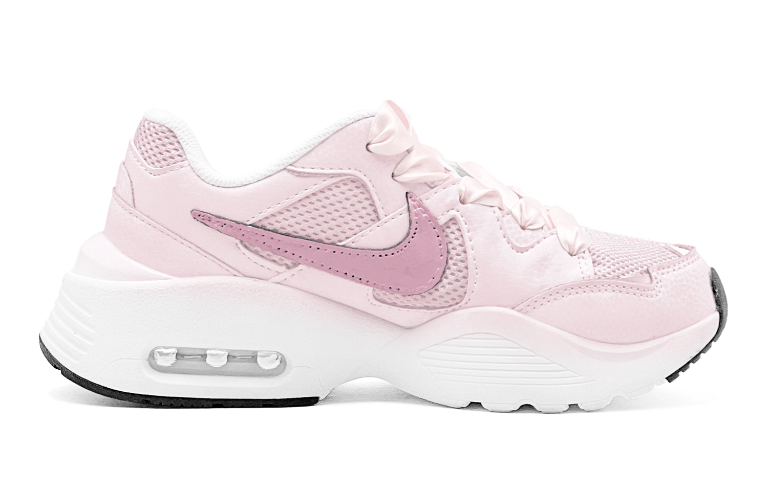 Nike Air Max Fusion Cushioning Abrasion Resistant Breathable Slip Resistant Low top Running Shoes Women’s Pink