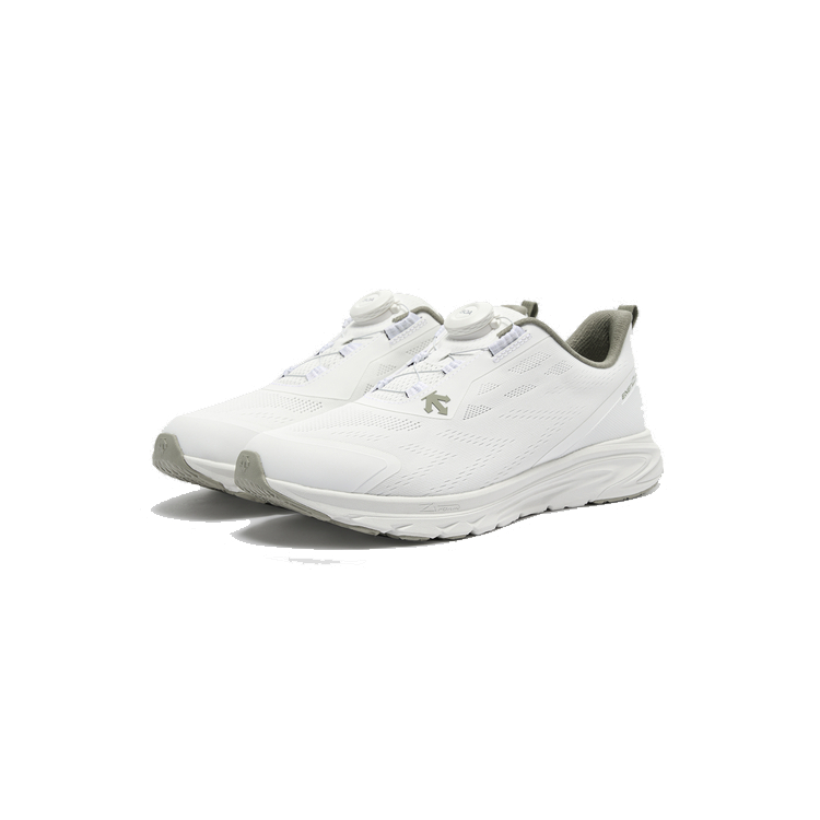 DESCENTE RUNNING Breathable Low top Casual City Commuting Running Shoes Women’s White