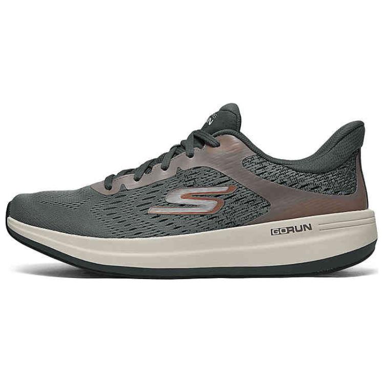 Skechers GO RUN PULSE 2 Comfortable Abrasion Resistant Low top Running Shoes Men’s Gray