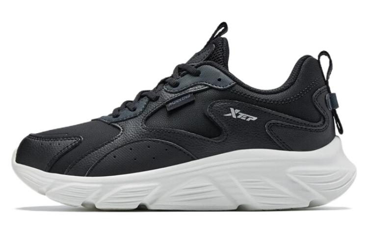 XTEP Synthetic Leather Cushioning Slip Resistant Abrasion Resistant Lightweight Rebound Low top Running Shoes Women’s