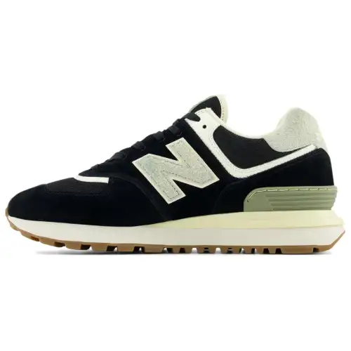 New Balance 574 Legacy Unisex Low Top Casual Running Shoes Black D Width