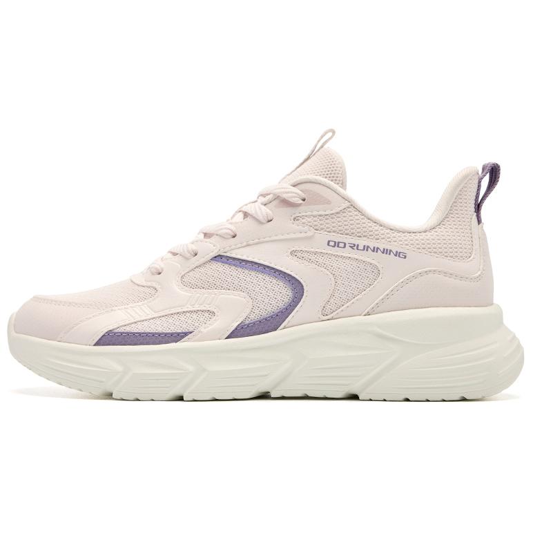QIAODAN Cushioning Breathable Cushioning Breathable Low top Running Shoes Women’s Pink Purple