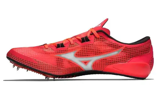 Mizuno X Laser Abrasion Resistant Breathable Low top Training Running Shoes Unisex Red Gray