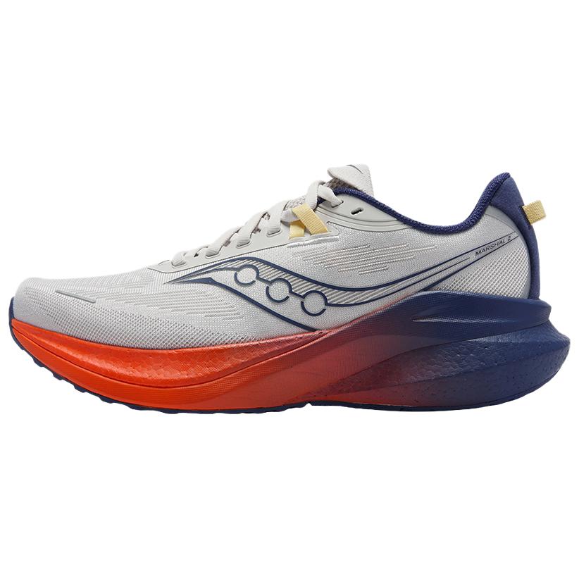 Saucony MARSHAL Ruitou 2 Slip Resistant Abrasion Resistant Low top Casual Running Shoes Unisex Gray