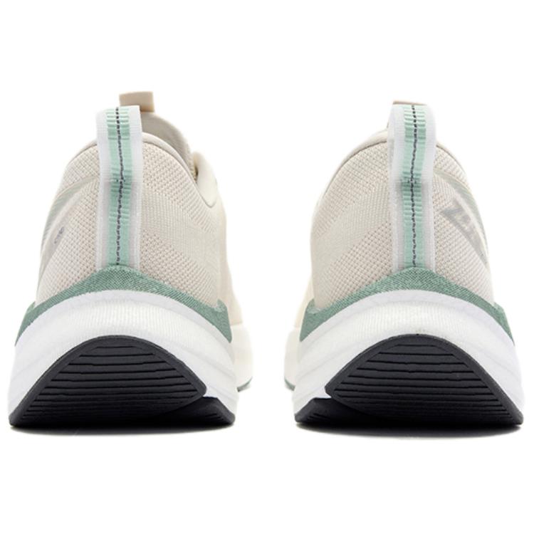 QIAODAN Flying Speed 3LITE Slip Resistant Abrasion Resistant Coverage Low top Casual Running Shoes Men’s Beige Green