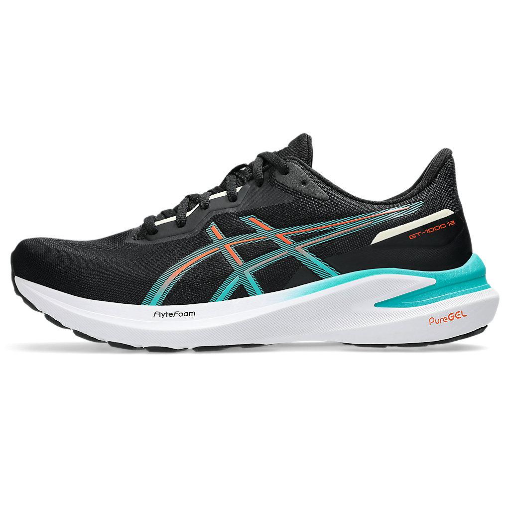 ASICS GT 1000 13 Black Wave Teal