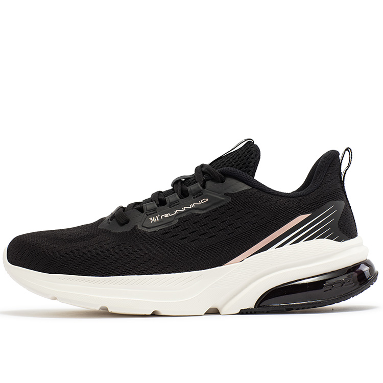 361° Low top Air Cushion Casual Running Shoes Women’s Black White