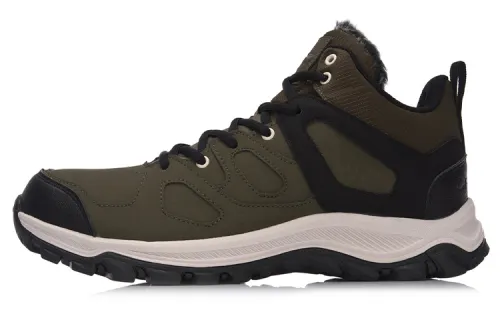Li Ning Textile, Synthetic Leather Cushioning Slip Resistant Abrasion Resistant Thermal Low top Running Shoes Unisex