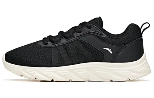 Anta Running Collection Soft Sole Cushioning, Wear Resistant Low top Running Shoes Women's Black