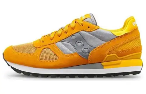 Saucony Shadow Original Cushioning Breathable Low top Running Shoes Men's Yellow
