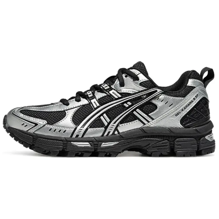 ASICS Gel Kahana 8 SP Abrasion Resistant Breathable Low top Running Shoes Women's Silver Black