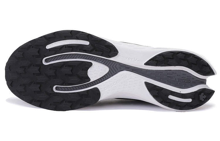 DESCENTE RUNNING Fabric Rebound Low top Running Shoes Unisex Black
