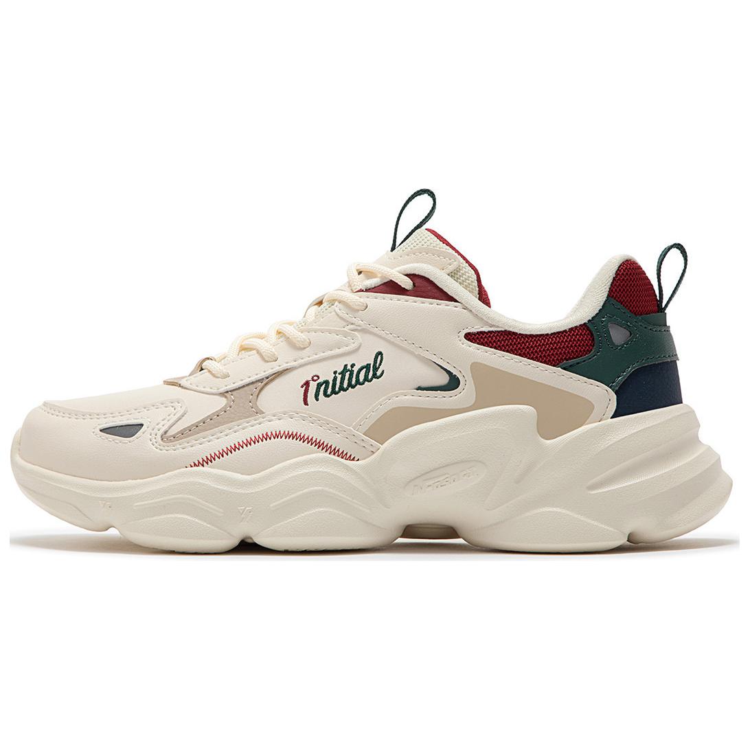 361° Synthetic Leather Cushioning, Wear Resistant Low top Running Shoes Women’s Beige