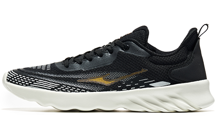 Erke High Speed Regular Low top Running Shoes Men’s Black Fresh Orange