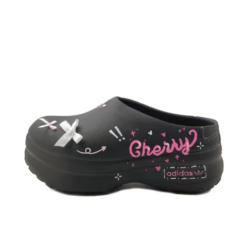 Adidas Originals AdiFOM Stan Smith Mule Abrasion Resistant Closed Toe Slippers Unisex Black Pink