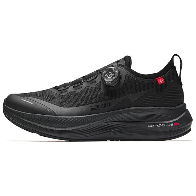 Anta Absolute Isolation Abrasion Resistant Support Rebound Low top Sprint Running Shoes Men’s Black