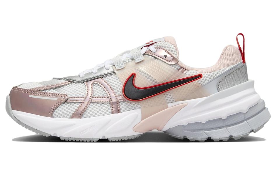 Женские кроссовки Nike V2K Run (розово-белые)