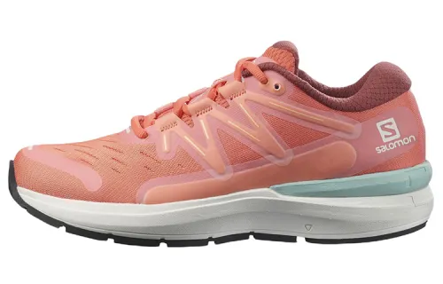 SALOMON Sonic 4 Running Shoes Women's Low Top Coral Orange