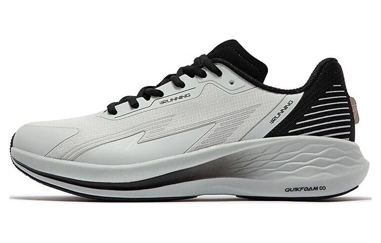 361° Flying Wing Abrasion Resistant Breathable Low top Running Shoes Men’s Gray Black